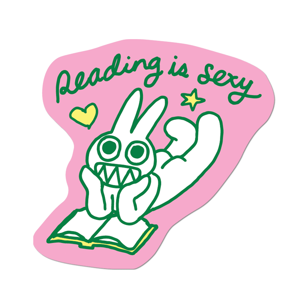 Reading is Sexy by Apply - Die-Cut Sticker (Back to School)