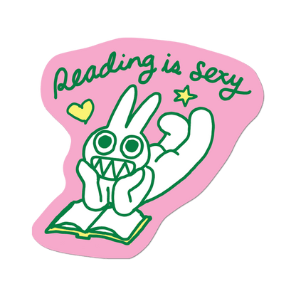 Reading is Sexy by Apply - Die-Cut Sticker (Back to School)