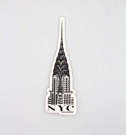 Chrysler Building NYC Sticker - 4"