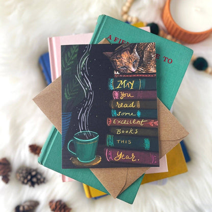 May You Read Some Excellent Books This Year — Birthday Card