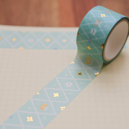 25mm Washi Tape (Foil) - Diamond Friends