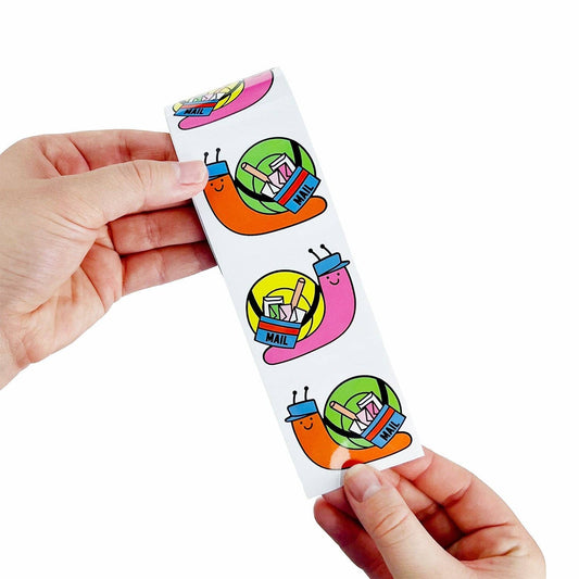 Snail Mail Express Sticker On The Roll