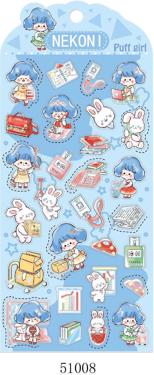 WORK TIME STICKERS