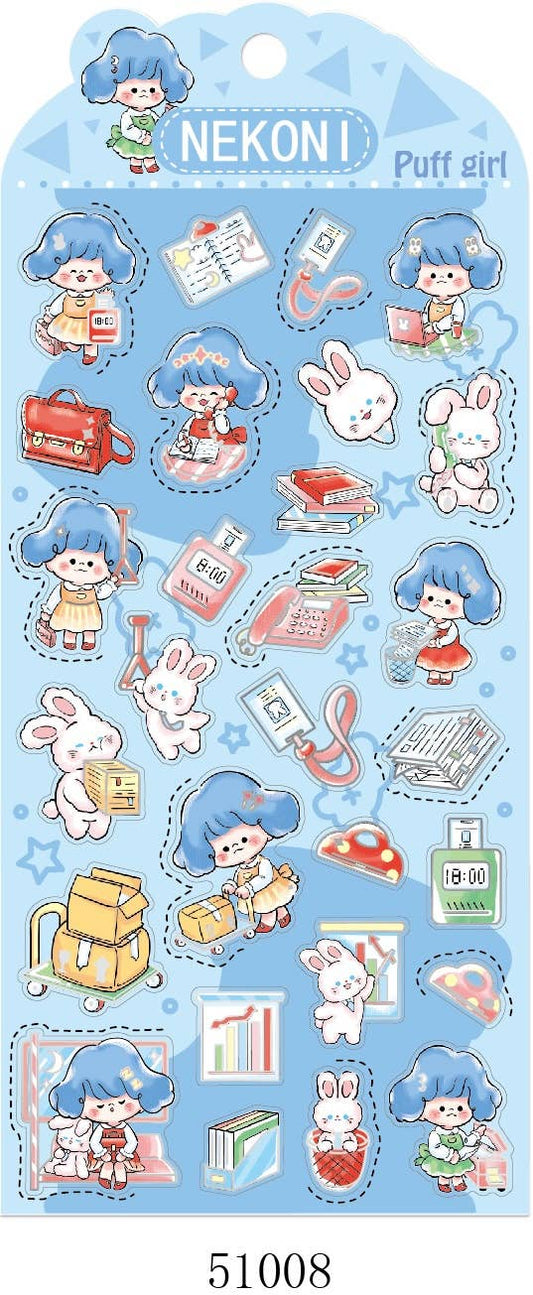 WORK TIME STICKERS