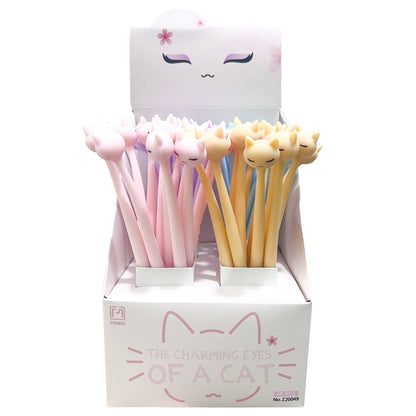 Pastel Cats Wiggle Gel Pen