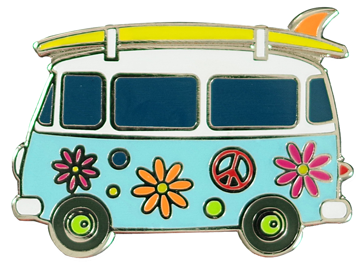 Microbus Bus Enamel Pin