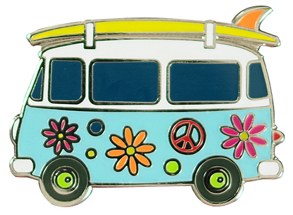 Microbus Bus Enamel Pin