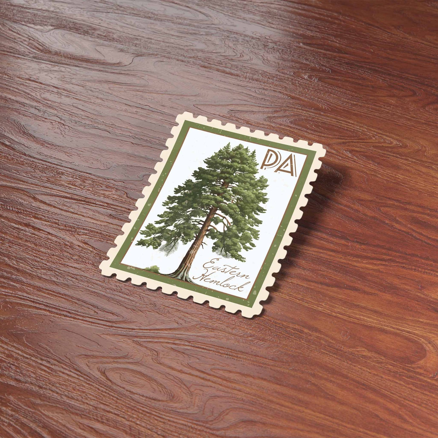 Pennsylvania State Tree Eastern Hemlock Sticker - PA Decal