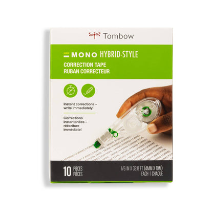 MONO Correction Tape Hybrid Style (10 pk)