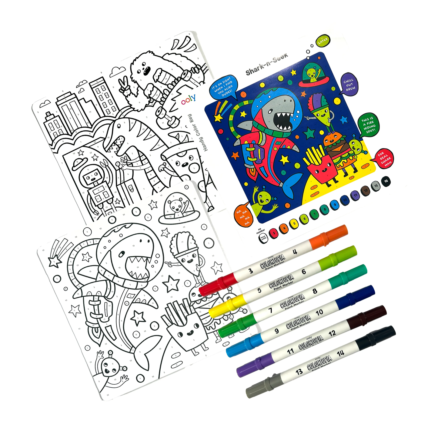 Colortopia: Paint Marker By Number Kit (Epic Adventures)