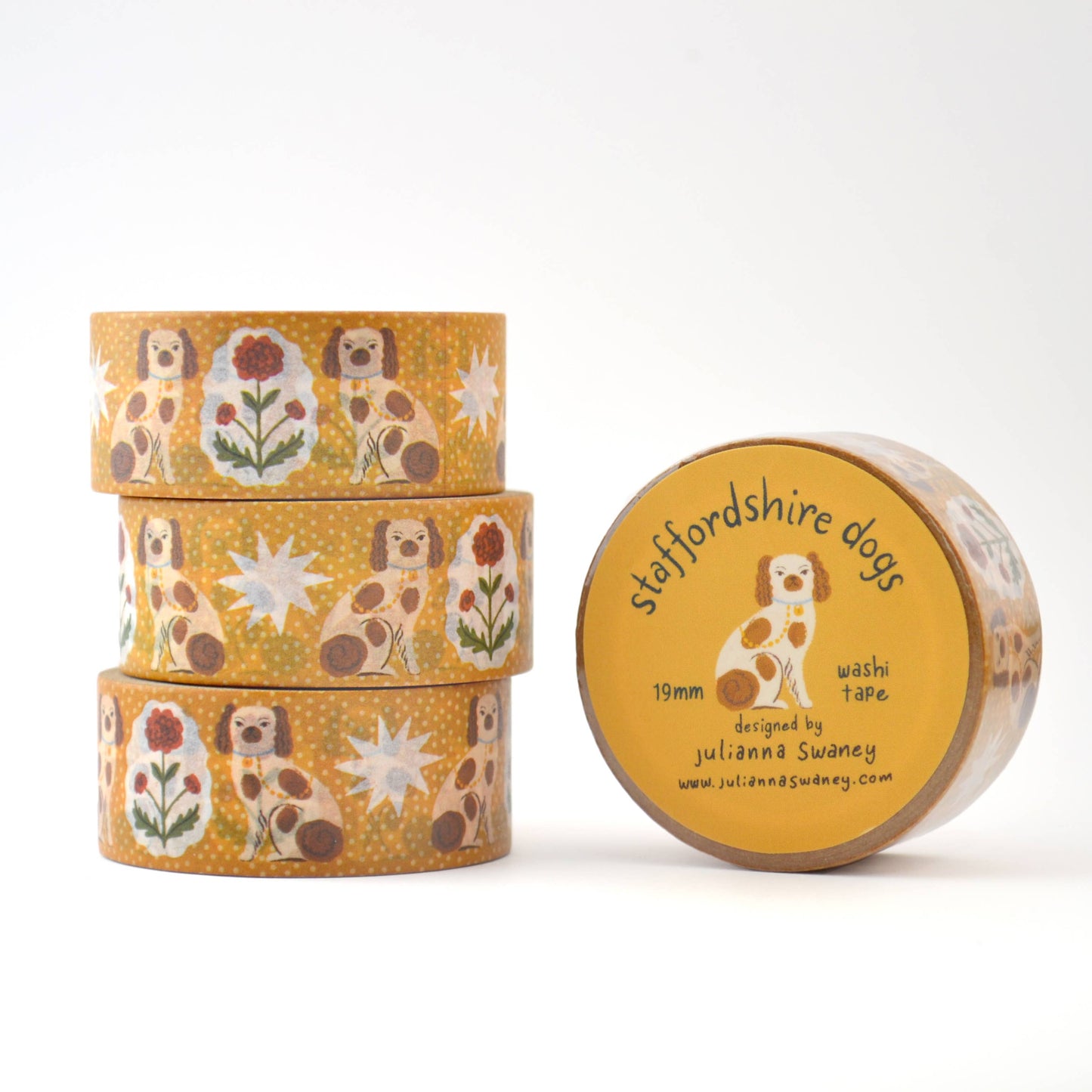Staffordshire Dog Washi Tape 19mm