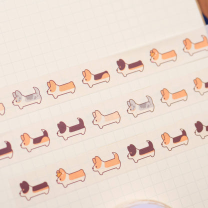 Washi Tape - Corgi March