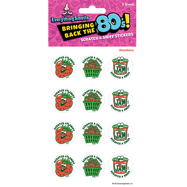 Strawberry EverythingSmells Scratch & Sniff Stickers