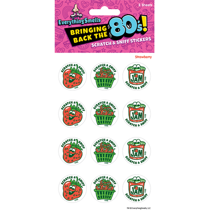 Strawberry EverythingSmells Scratch & Sniff Stickers