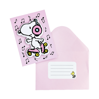 Skatin' Snoopy BP Greeting Card