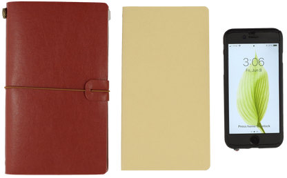 Burgundy Voyager Notebook