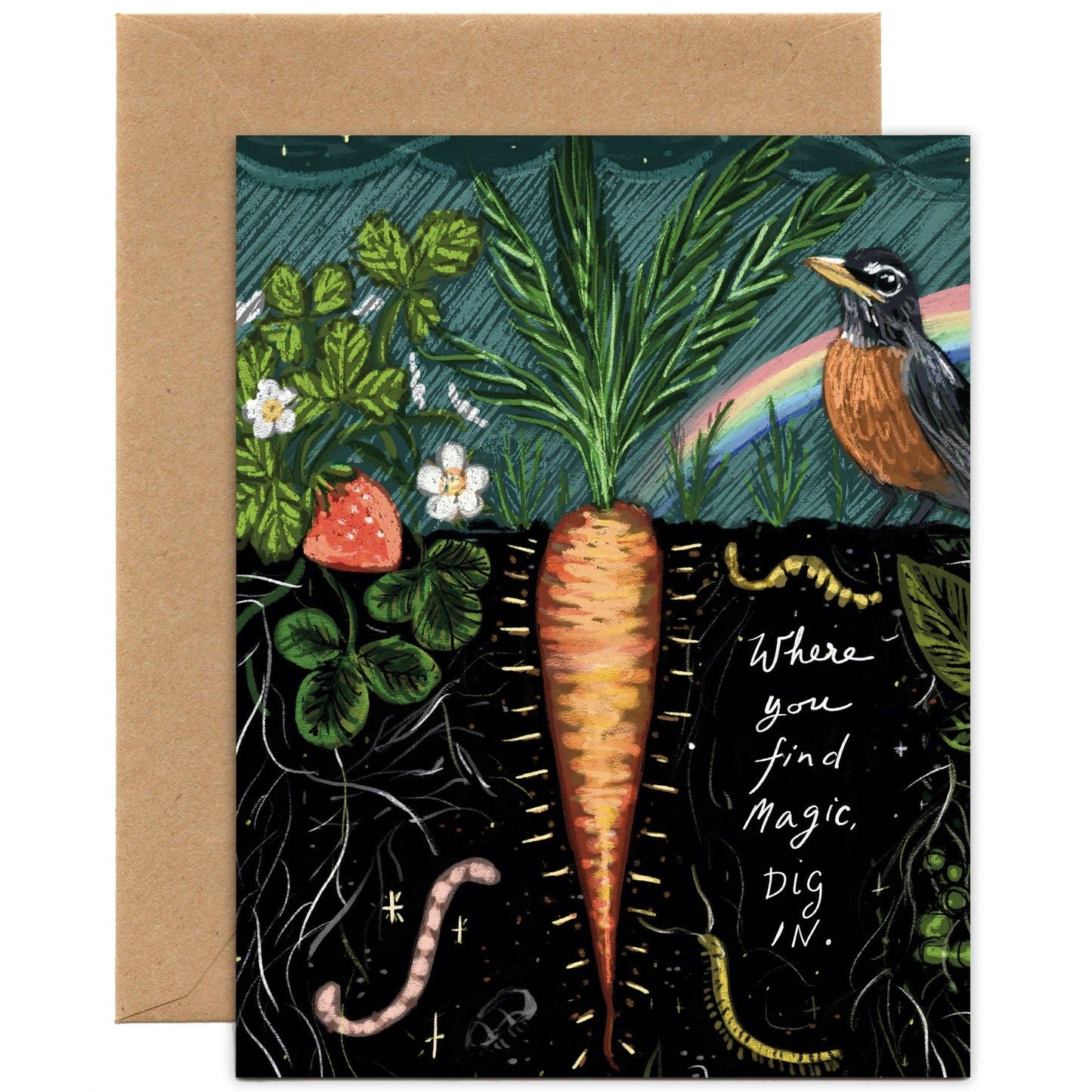 Where You Find Magic, Dig In — Encouragement, Graduation Card
