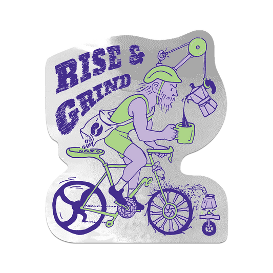 Rise and Grind by Apply - Die-Cut Sticker