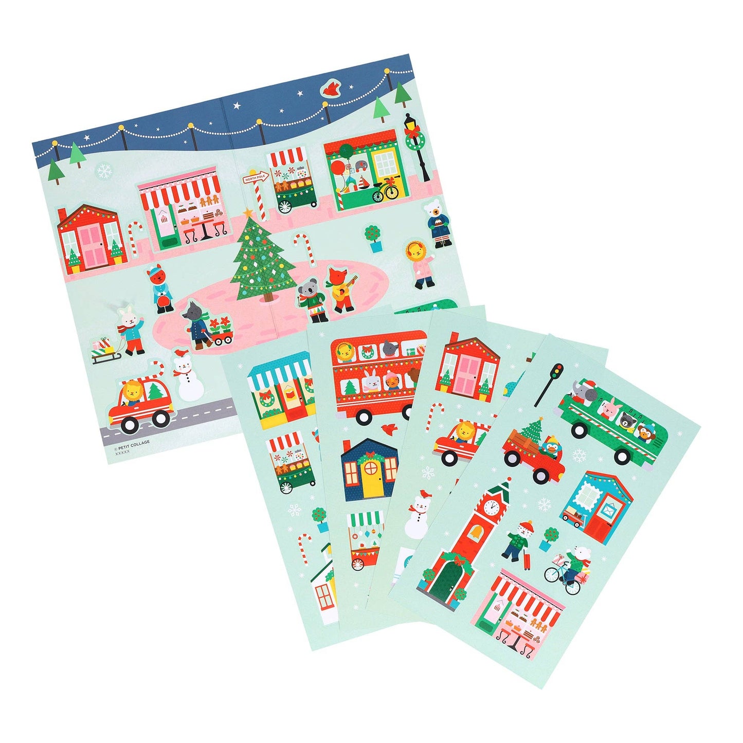 Mini Sticker Set: Christmas Town CDU of 20