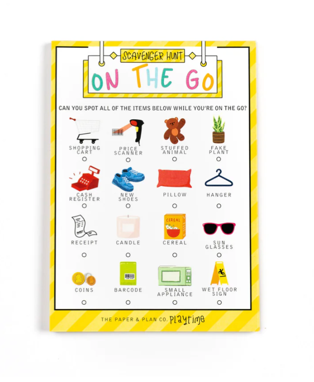 On The Go Scavenger Hunt Playtime Pad®