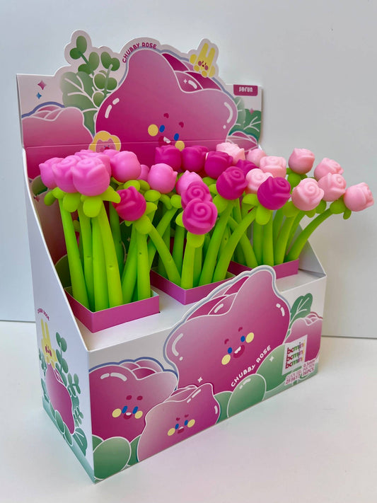ROSE WIGGLE GEL PEN