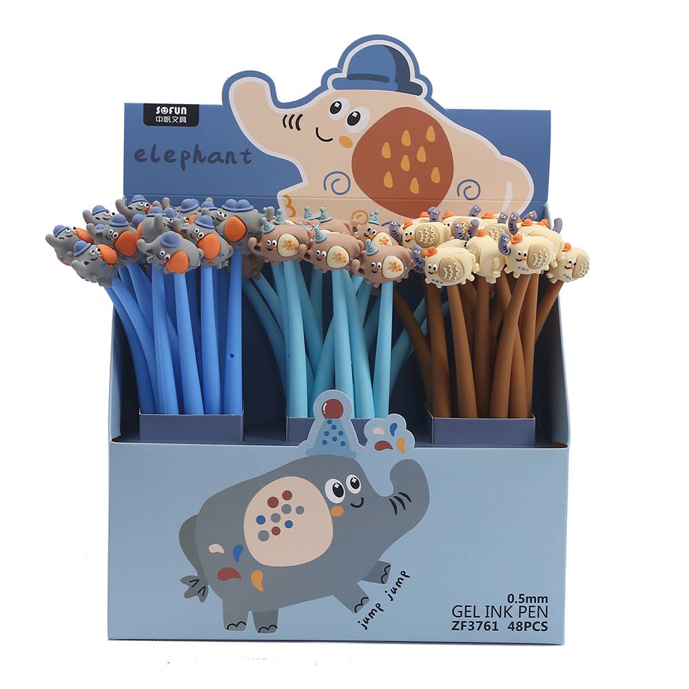 Elephant Wiggle Gel Pen