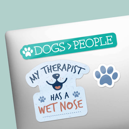 Dog Sticker Sheet - Set of 6 Mini Pet Decals w/ Hanger