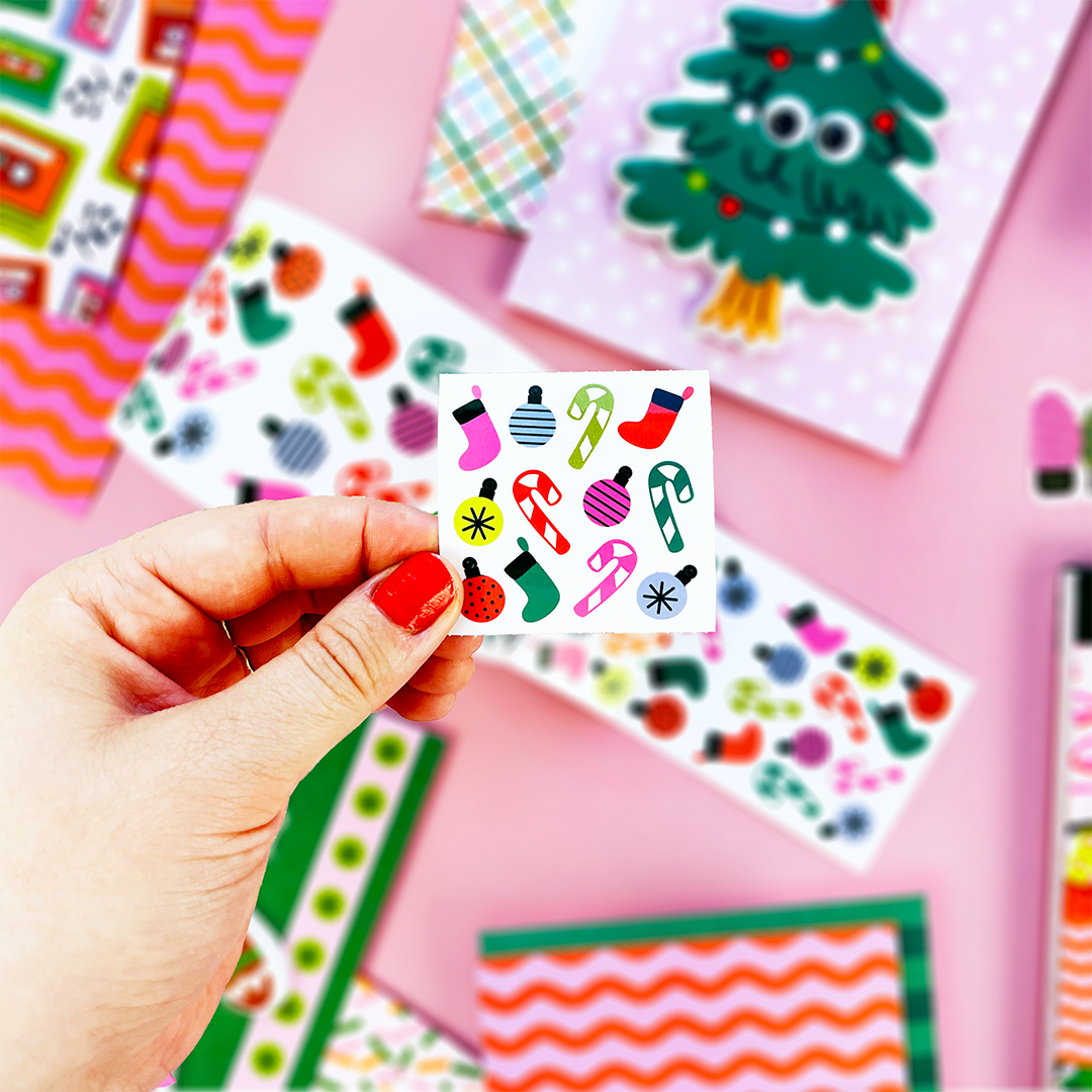 Cheery Charms Stickers On The Roll