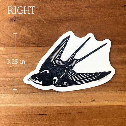 Barn Swallow STICKER (right side)