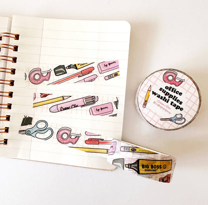 Office Supplies Washi Tape