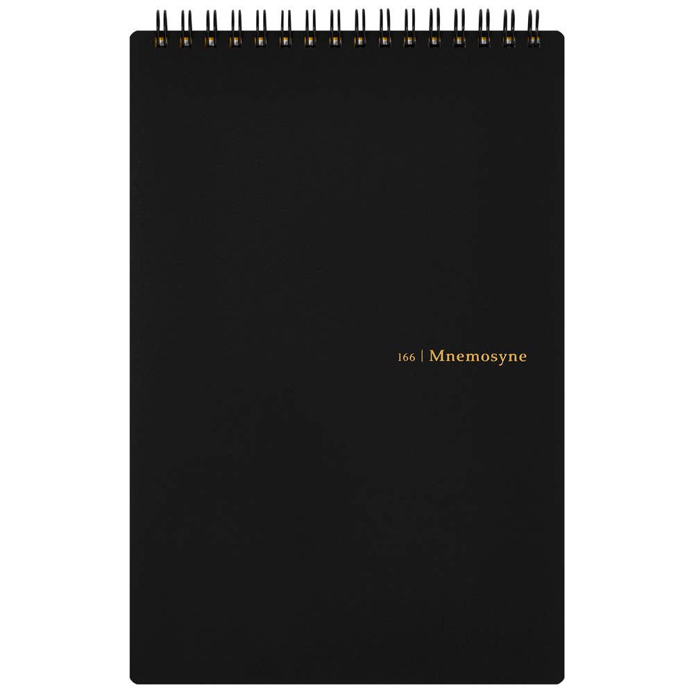 MARUMAN MNEMOSYNE N166 TWIN RING STENO PAD - A5 - GREGG RULED