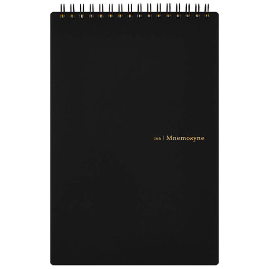 MARUMAN MNEMOSYNE N166 TWIN RING STENO PAD - A5 - GREGG RULED