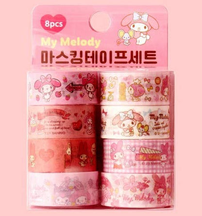 Sanrio Characters DIY Masking Tape 9Pcs SET