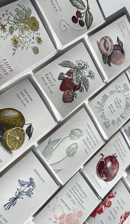 Aren't You Sweet Letterpress Card