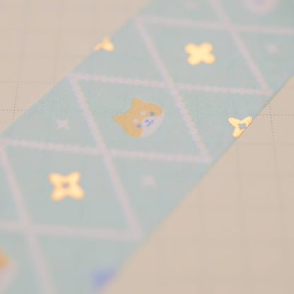 25mm Washi Tape (Foil) - Diamond Friends