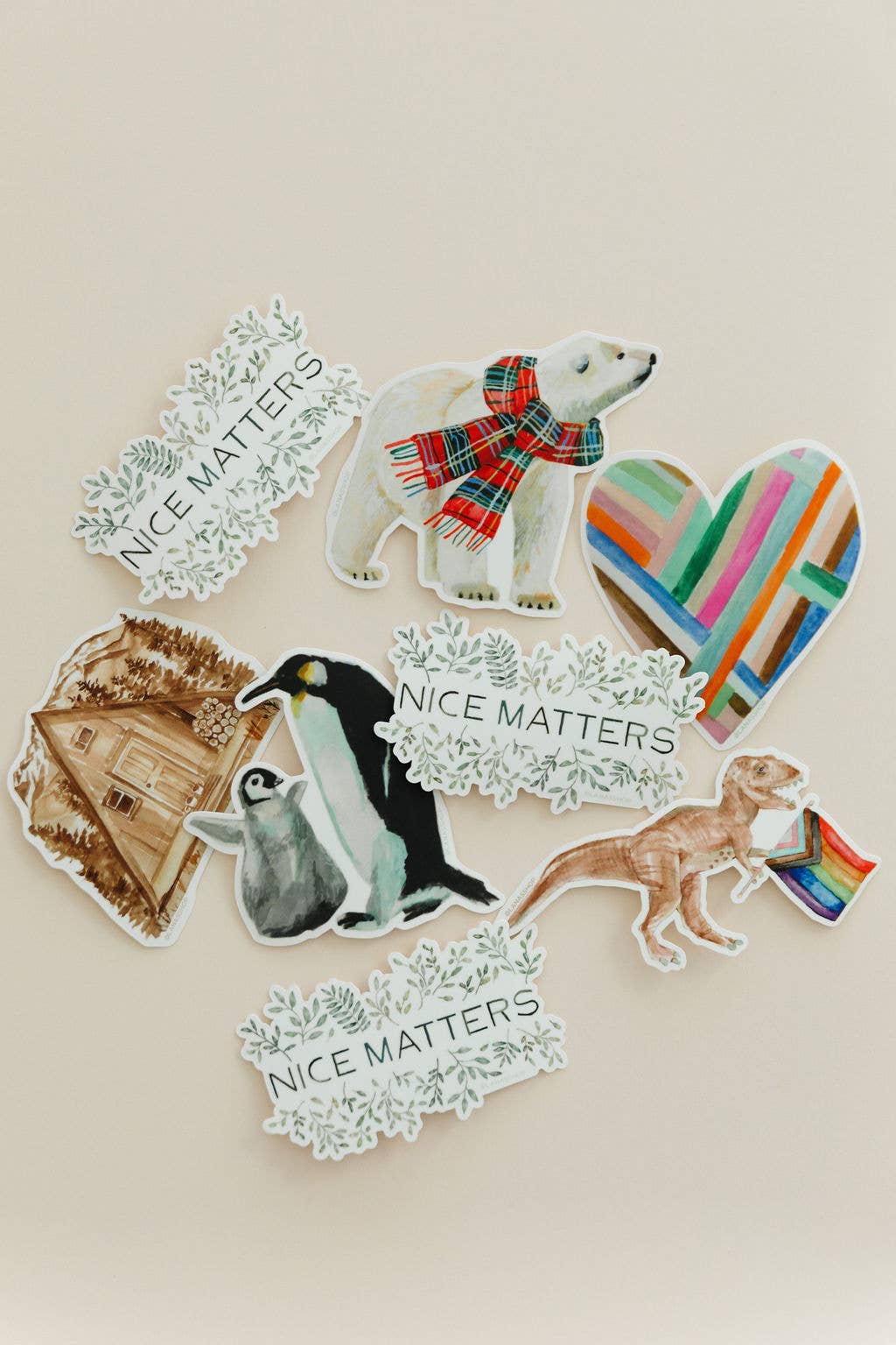 Patchwork Heart Sticker