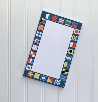 Nautical Alphabet Flags Notepad