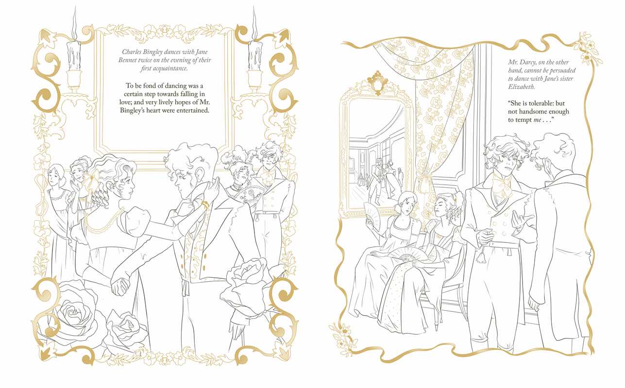 Color Your Classics Pride and Prejudice by Jane  Austen