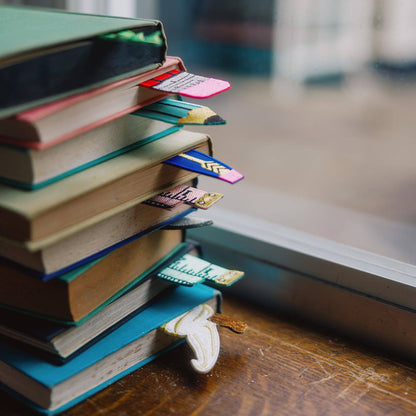 Fountain Pen Embroidered Fabric Bookmark