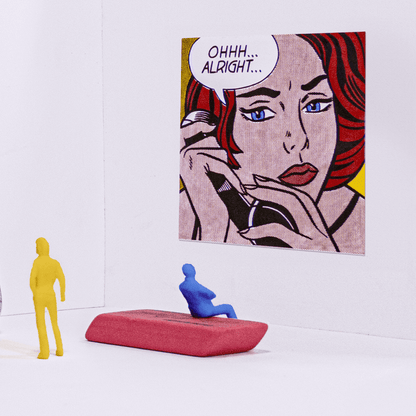 Ohhh... Alright... by Roy Lichtenstein - Die-Cut Sticker