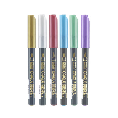 Opaque Brush Marker (Metallic Colors)