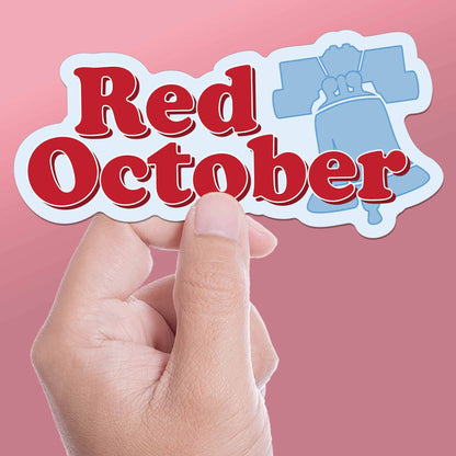 Red October Philly Sports Sticker