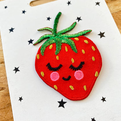 Iron on Patch - Strawberry