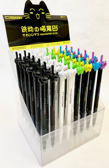 Cat Tail Retractable Gel Pen