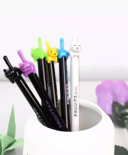 Cat Tail Retractable Gel Pen