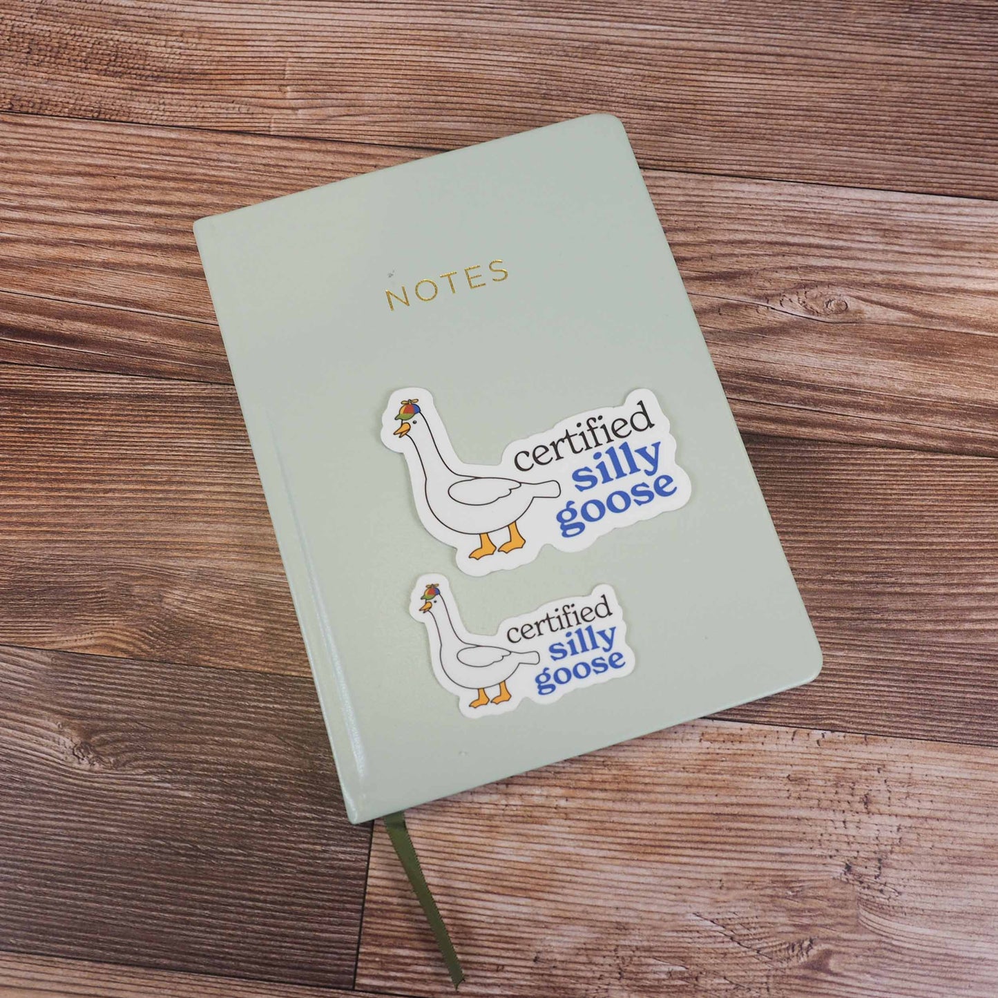 Certified Silly Goose Sticker for Tumbler - Funny Meme Decal