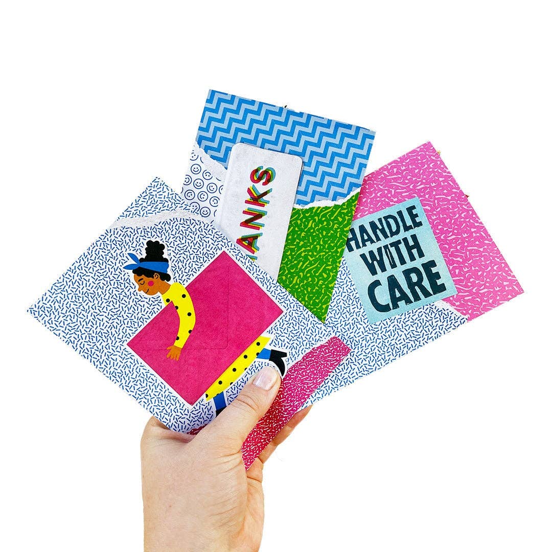 Special Delivery Sticker Post Card Book
