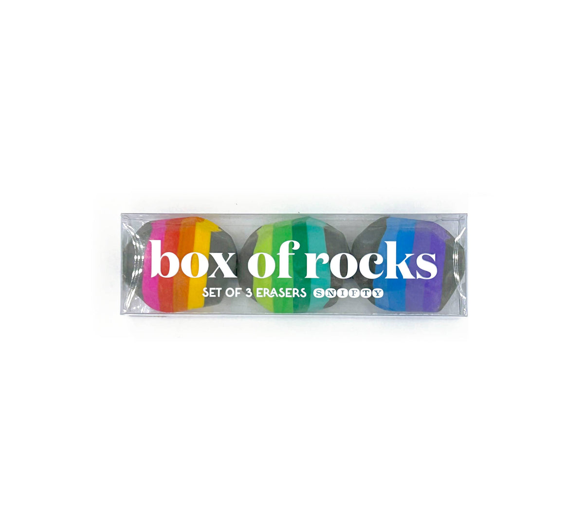 BOX OF ROCKS ERASERS
