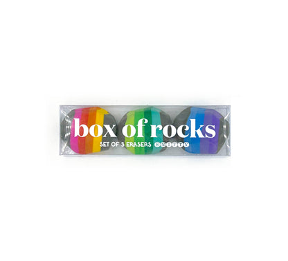 BOX OF ROCKS ERASERS