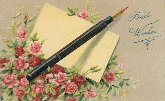 Postcard LT-94 Best Wishes Letter